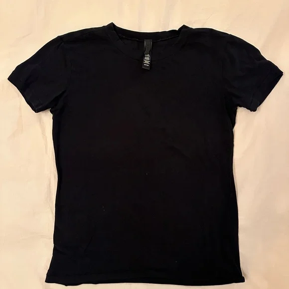 Skims Black Cotton Jersey - Picture 1 of 3